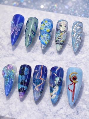 Frieren: Beyond Journey’s End Press On Nails (Ver 6)